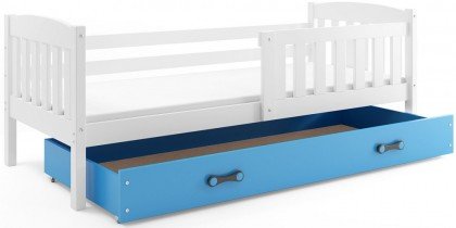 BMS Group - Otroška postelja Kubus - 80x160 cm - bela/modra