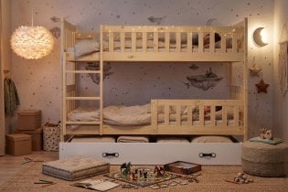 BMS Group - Pograd Kubus - 80x190 cm - bor/bela