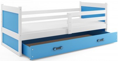 BMS Group - Otroška postelja Rico - 80x190 cm - bela/modra
