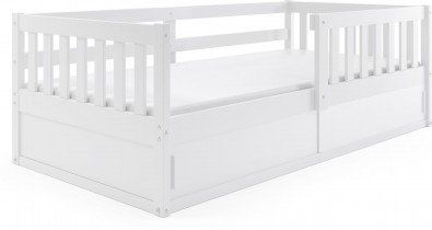 BMS Group - Otroška postelja Smart - 80x160 cm - bela/bela