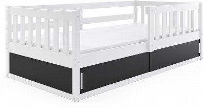 BMS Group - Otroška postelja Smart - 80x160 cm - bela/črna