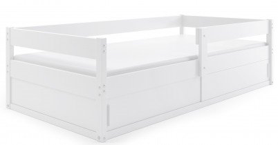 BMS Group - Otroška postelja Hugo - 80x160 cm - bela/bela