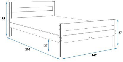 BMS Group - Postelja Orbis - 140x200 cm