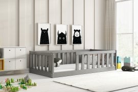 Otroska postelja Bella Sima - 80x160 cm - grafit