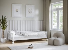 Otroška postelja Star - 90x200 cm - bela