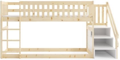 BMS Group - Pograd antresola nizka Domek s stopničkami - 90x200 cm
