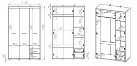 ML Meble - Garderobna omara Avo 01