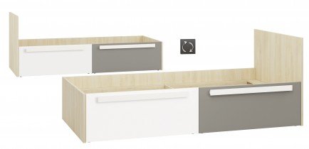 ML Meble - Postelja Drop 17 - 90x200 cm