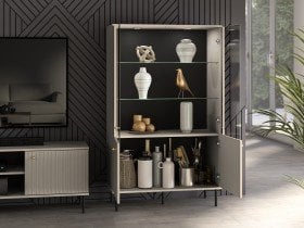 ML Meble - Široka vitrina Sophie 03