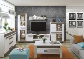 Dnevna soba Blanco - 7 sestav