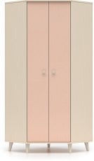 Kotna garderobna omara Mevel 01 - roza