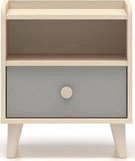 Nočna omarica Mevel 10 - siva