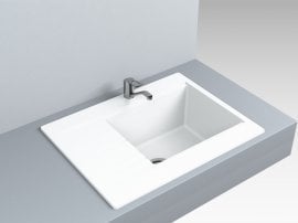 Pomivalno korito Bodrum 650 - belo