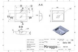 Miraggio - Umivalnik Della 500