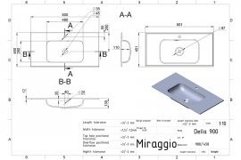 Miraggio - Umivalnik Della 900