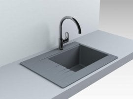 Pomivalno korito Bodrum 650 - sivo