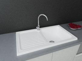 Pomivalno korito Orlean - belo