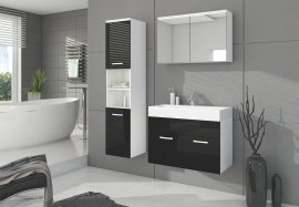 Visoki sijaj črna in bela