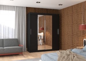 ADRK - Garderobna omara z drsnimi vrati Dallas - 180 cm