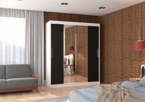 ADRK - Garderobna omara z drsnimi vrati Dallas - 180 cm