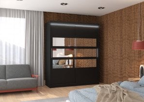 ADRK - Garderobna omara z drsnimi vrati Toledo - 180 cm
