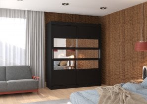 ADRK - Garderobna omara z drsnimi vrati Toledo - 180 cm