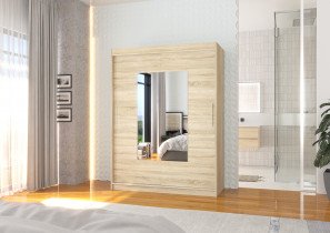 ADRK - Garderobna omara z drsnimi vrati Dorrigo - 150 cm