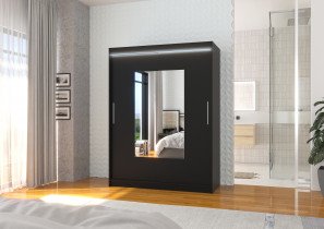 Garderobna omara z drsnimi vrati Dorrigo 150x200x58 cm