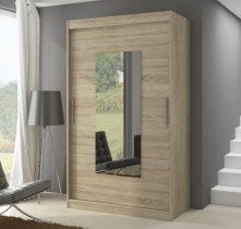 ADRK - Garderobna omara z drsnimi vrati Dorrigo - 150 cm