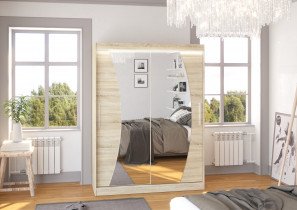ADRK - Garderobna omara z drsnimi vrati Modesto - 150 cm
