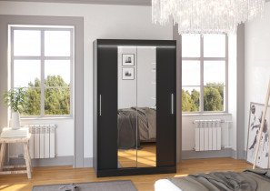 ADRK - Garderobna omara z drsnimi vrati Santos - 120 cm