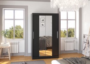 ADRK - Garderobna omara z drsnimi vrati Santos - 120 cm