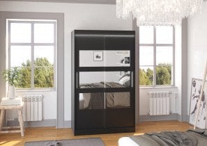 ADRK - Garderobna omara z drsnimi vrati Kolorado - 120 cm