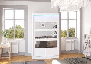 ADRK - Garderobna omara z drsnimi vrati Kolorado - 120 cm