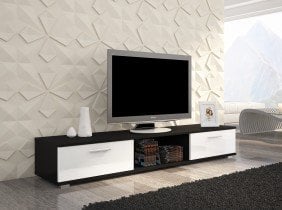 ADRK - TV regal Sella visoki sijaj v različnih barvnih kombinacijah