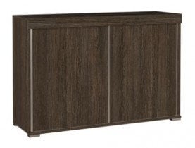 ADRK - Regal Artes z drsnimi vrati, pepelnata barva
