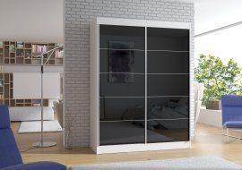 Garderobna omara z drsnimi vrati Lagos - 150 cm