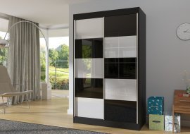 Garderobna omara z drsnimi vrati Lima - 120 cm