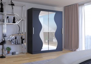 ADRK - Garderobna omara z drsnimi vrati Medison - 180 cm