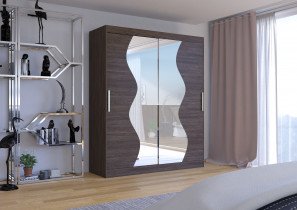 ADRK - Garderobna omara z drsnimi vrati Medison - 180 cm