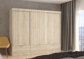 Garderobna omara z drsnimi vrati Niko