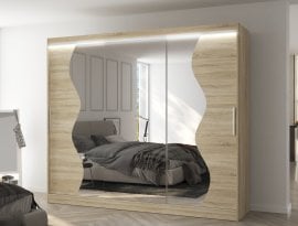 ADRK - Garderobna omara z drsnimi vrati Sharon - 250 cm