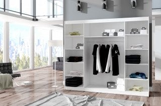 ADRK - Garderobna omara z drsnimi vrati Sharon - 250 cm