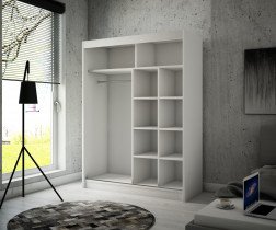 Garderobna omara z drsnimi vrati Gilton - 150 cm
