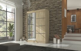 Garderobna omara z drsnimi vrati Gilton - 150 cm