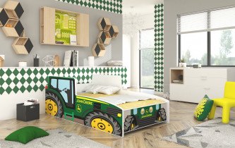 ADRK - Otroška postelja Tractor - 80x160 cm