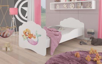ADRK - Otroška postelja Casimo grafika - 70x140 cm