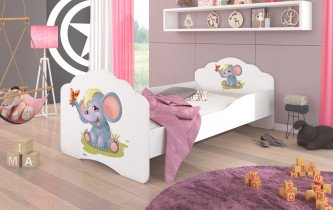 ADRK - Otroška postelja Casimo grafika - 80x160 cm