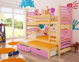 Postelja Soria 75x180 cm - bor