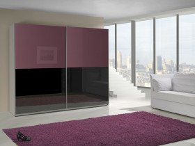 Lux 11 - Bela/črna sijaj + vijolična sijaj